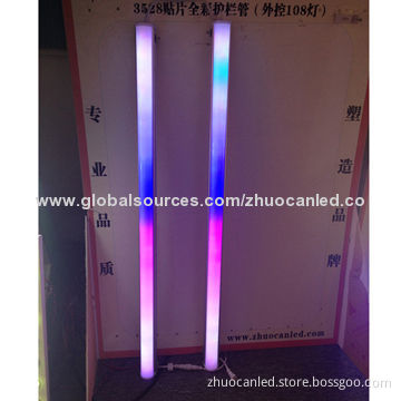 Programmable LED Tube Light, SMD5050 48 LEDs DC 24V/14W 8segmentsNew
